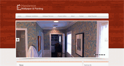 Desktop Screenshot of hendersonwallcovering.com